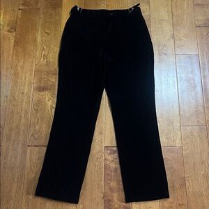 Votre Nom Velvet High Waisted Pants 40 Quiet Luxury Old Money Classic Preppy